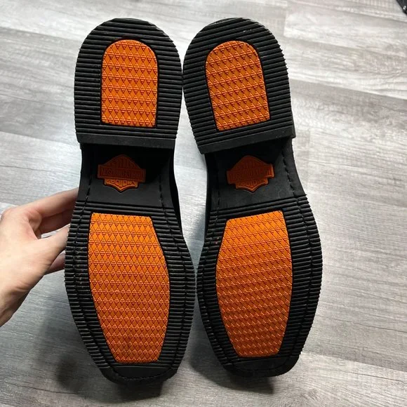 Harley Davidson Men's El Paso Riding Boots Black Size 11 Wide - Picture 7 of 9